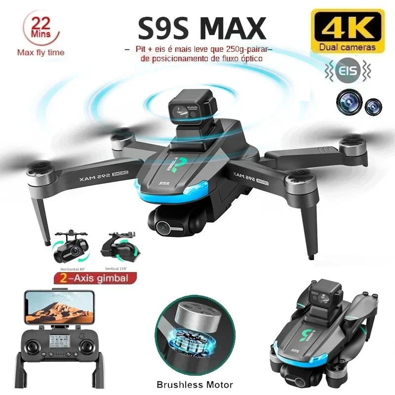 Drone Camera Wide Angle - ใหม่S9S MAX MINI Drone 4K 2