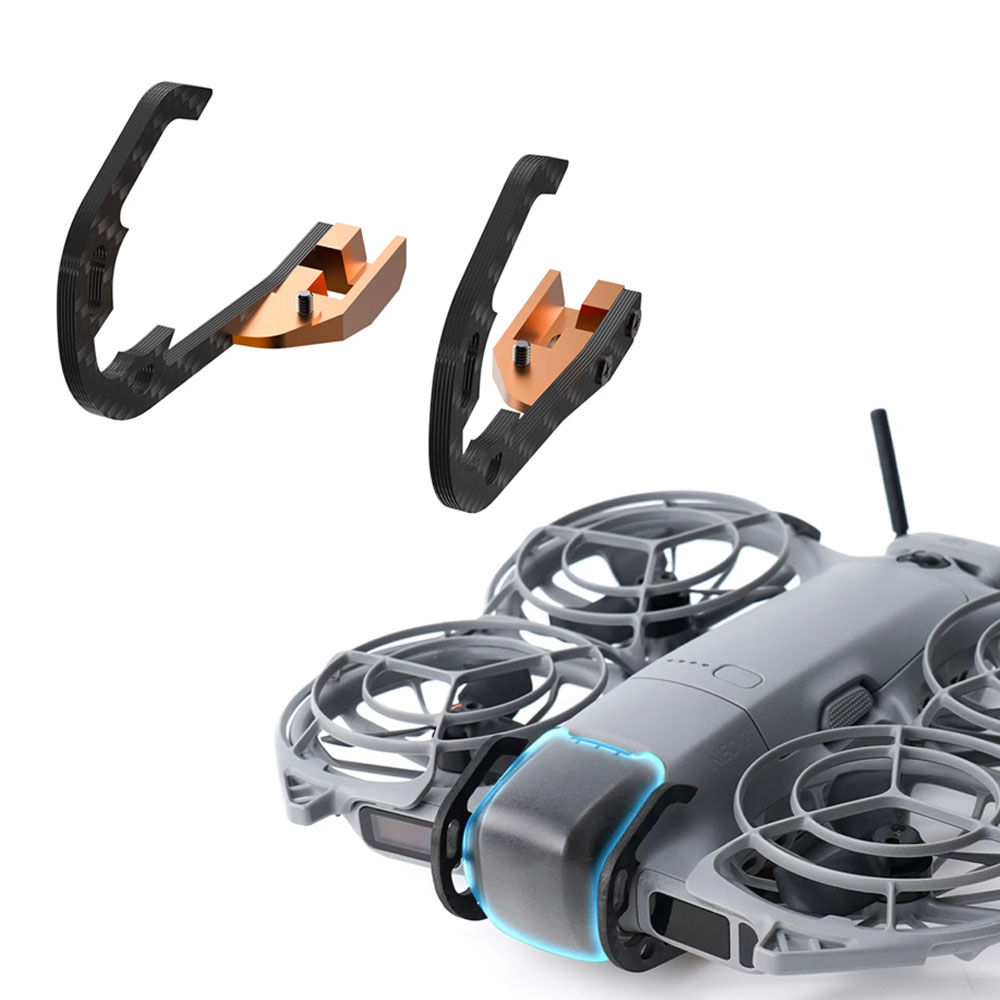 Drone Camera Case - กันชนป้องกันเลนส์สำหรับ DJI NEO 2 ทำจากคาร์บอนไฟเบอร์ ป้องกันการกระแทก