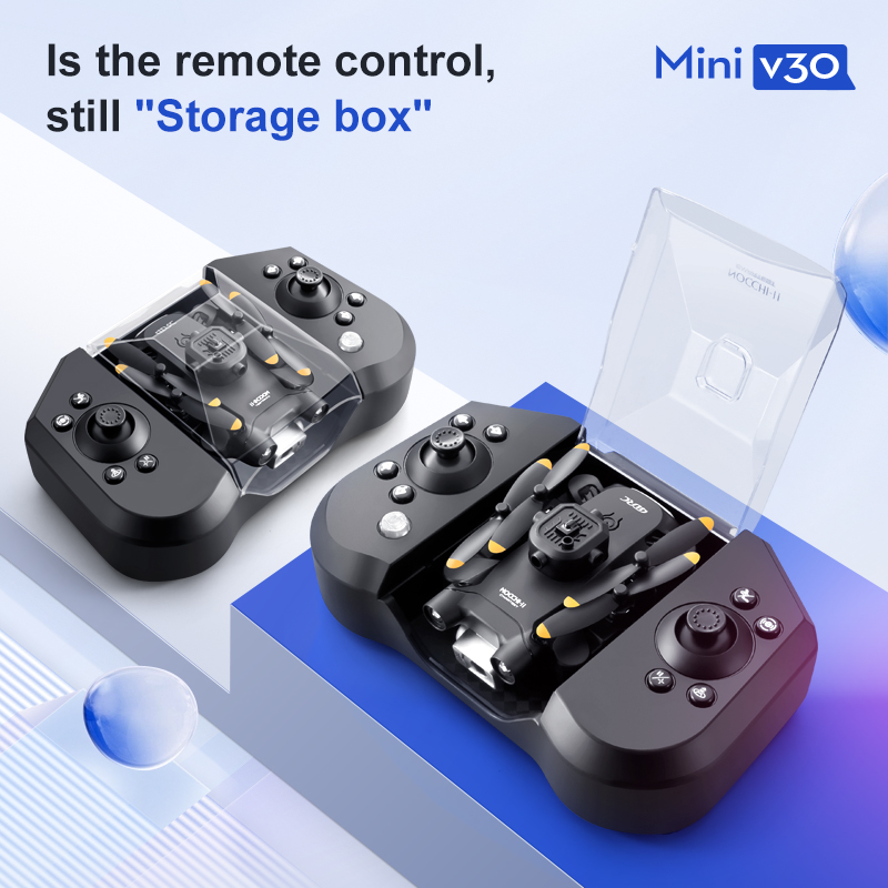 Mini V30 WiFi FPV Drone 4K HD  - Drone Camera Wide Angle บทวิจารณ์และราคา