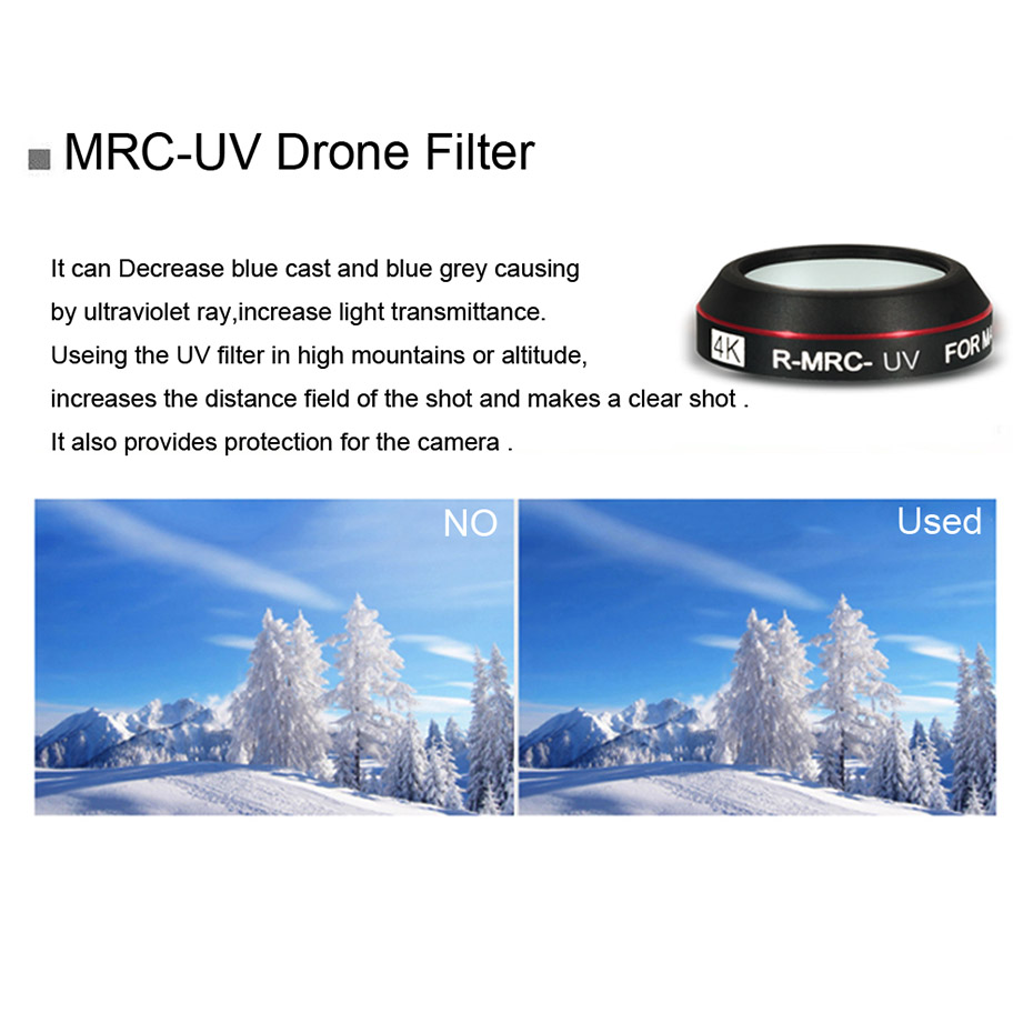 Drone Filter สำหรับ Mavic Pro  - Drone Camera Night Vision บทวิจารณ์และราคา