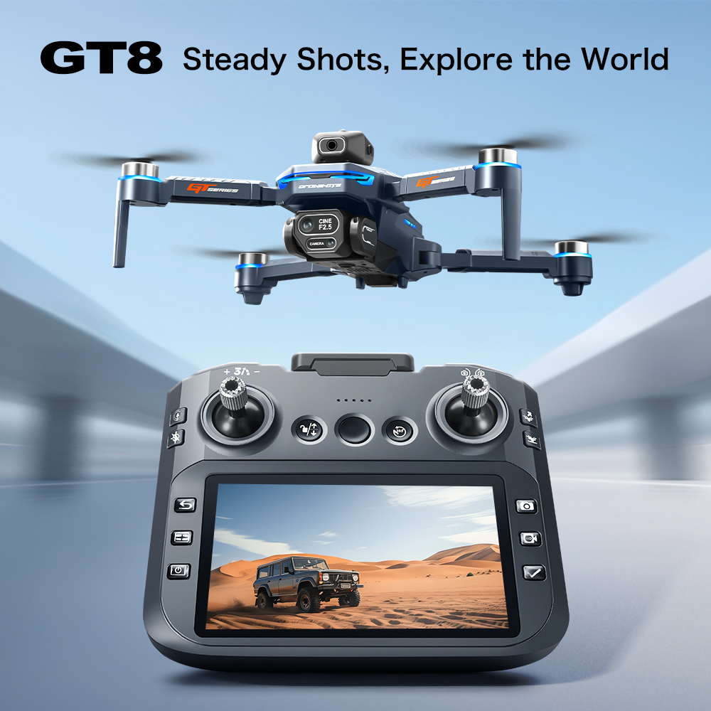 GT8 Max โดรนพับได้ 8K HD กล้อง - Drone Camera Night Vision บทวิจารณ์และราคา