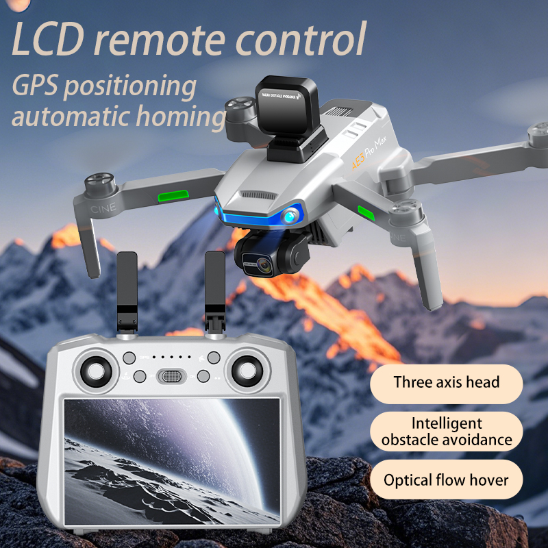 AE3 PRO Max ใหม่ LCD SC GPS Dr - Drone Camera 4K บทวิจารณ์และราคา