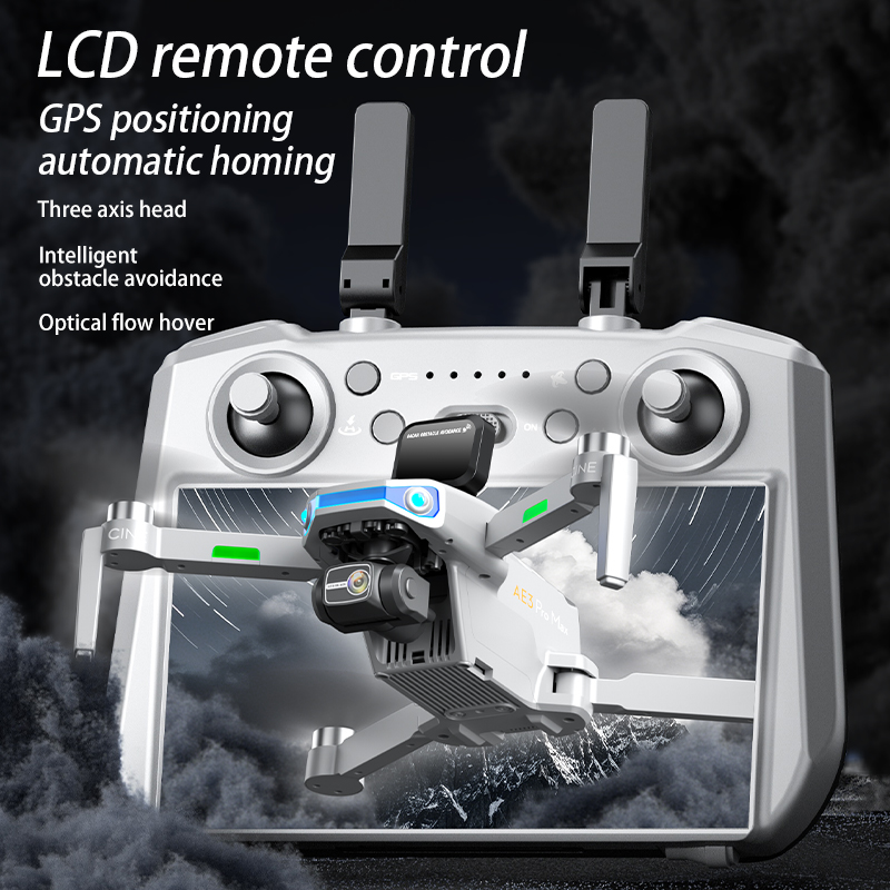 AE3 PRO Max ใหม่ LCD SC GPS Dr - Drone Camera 4K บทวิจารณ์และราคา