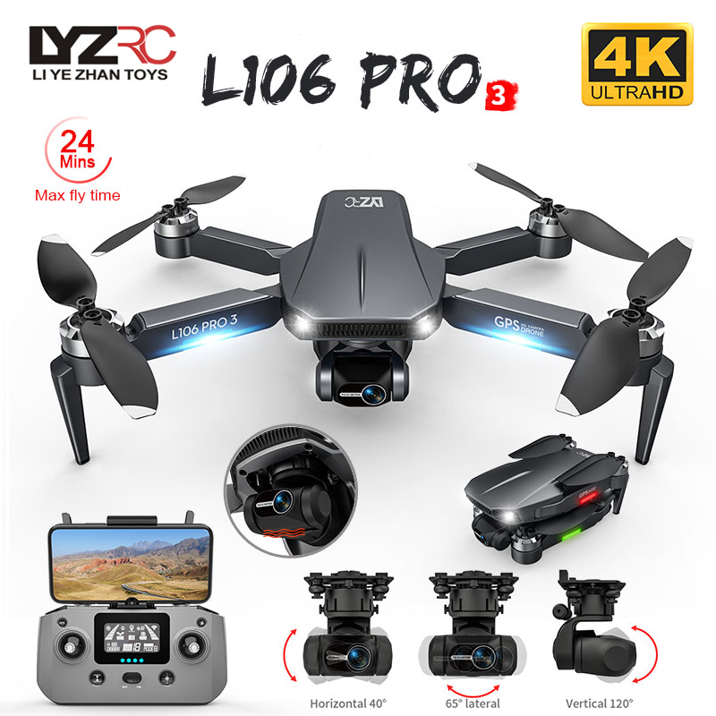 L106 Pro 3 Drone 5G WIFI FPV G - Drone Camera 4K บทวิจารณ์และราคา