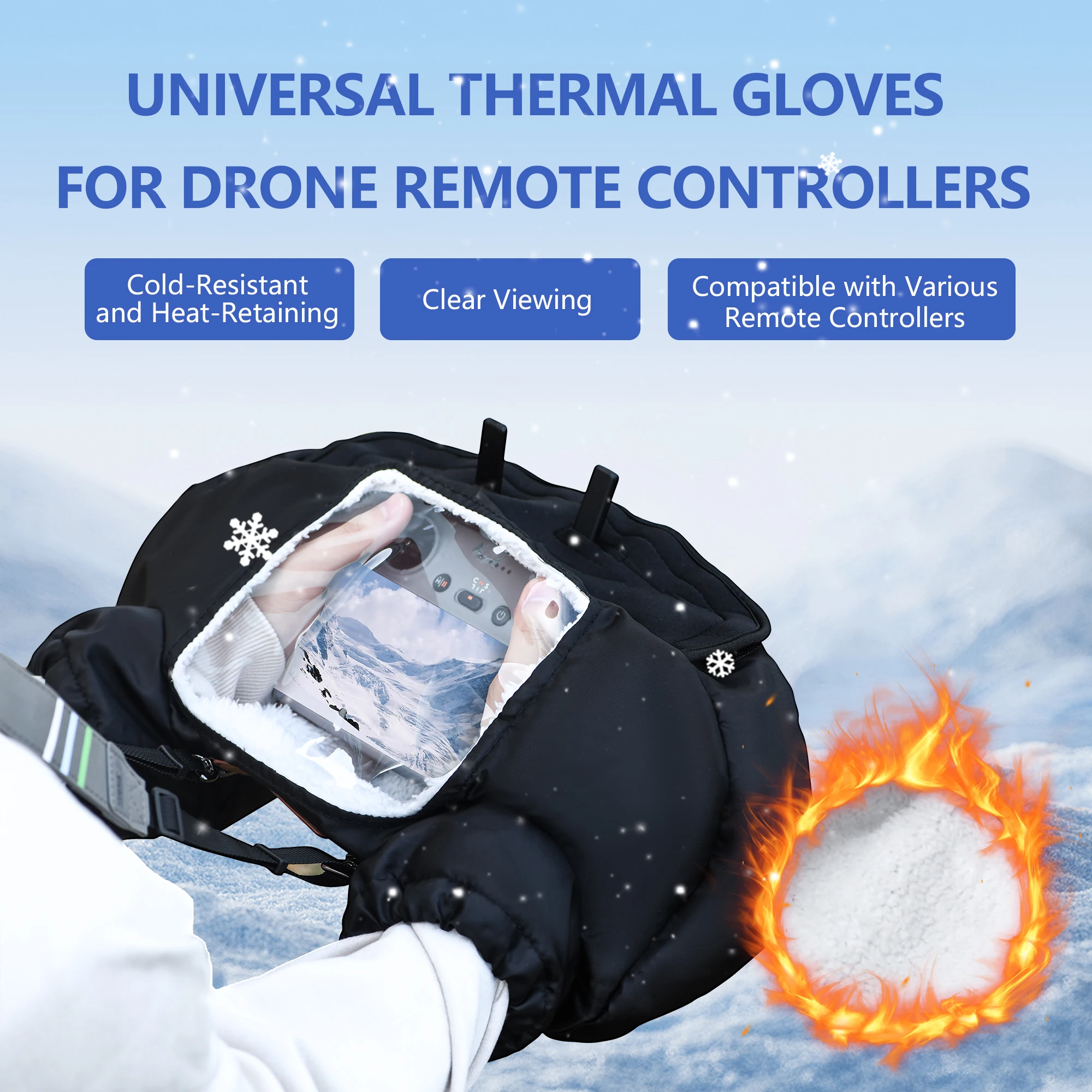 ถุงมือกันหนาวสำหรับนักบินโดรน  - Dji Drone Air 3 บทวิจารณ์และราคา